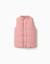 Doudoune sans manches avec doublure en polaire et volants Bleu foncé+Rose 4 - vertbaudet enfant 