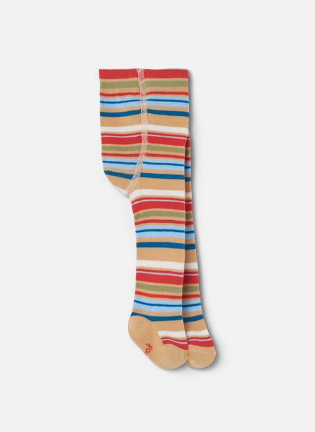 Collant rayé bébé Rouge 1 - vertbaudet enfant 