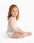 Maillot de bain à rayures ethniques et volants b&s Blanc 2 - vertbaudet enfant 