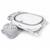Baignoire bébé pliable avec siège et bouchon thermosensible Blanc 3 - vertbaudet enfant 