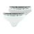 Lot de 2 slips fille coton ultra doux Blanc-bleu pastel+Blanc-gris chiné 7 - vertbaudet enfant 
