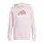 Sweat à capuche fille Rose 2 - vertbaudet enfant 