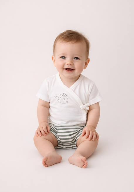 Bébé-Ensemble-Ensemble bloomer + haut 100% coton bébé