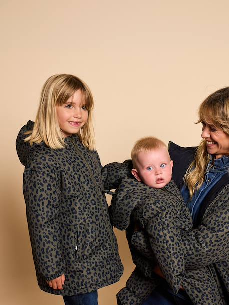 Parka réversible enfant kaki 3 - vertbaudet enfant 