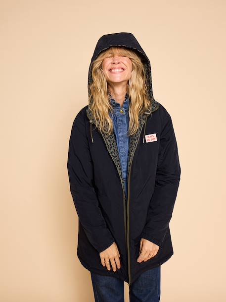 Parka réversible femme Capsule famille kaki 4 - vertbaudet enfant 