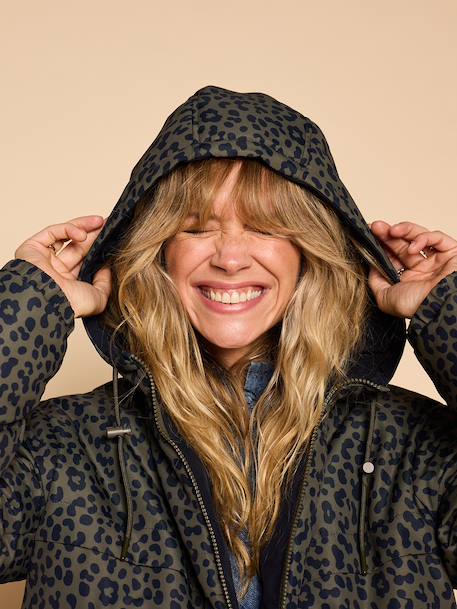 Parka réversible femme Capsule famille kaki 3 - vertbaudet enfant 