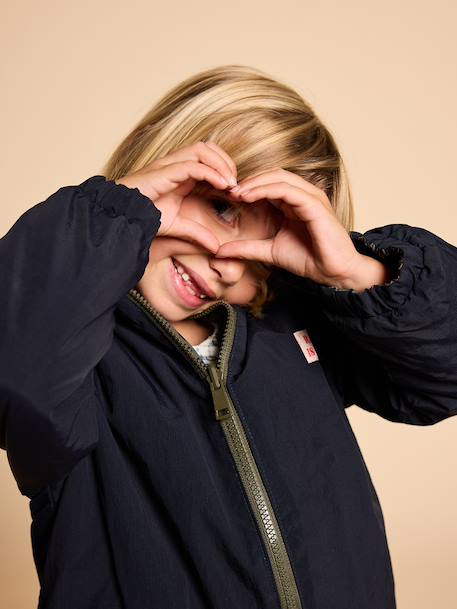 Parka réversible enfant kaki 2 - vertbaudet enfant 