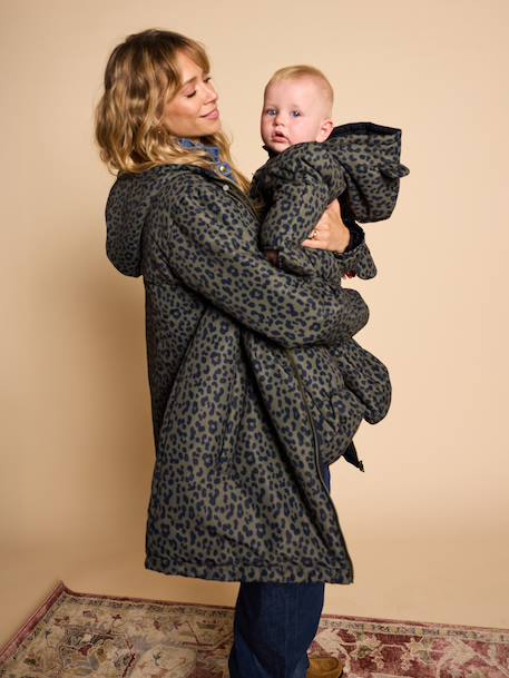Parka réversible femme Capsule famille kaki 2 - vertbaudet enfant 