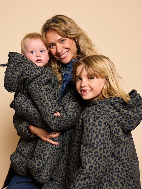 Parka réversible enfant kaki 1 - vertbaudet enfant 