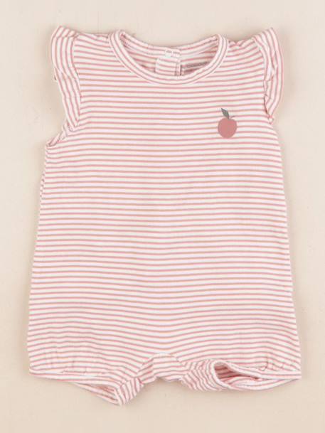Pyjama coton - 6 mois Rose 1 - vertbaudet enfant 