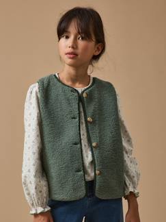 Veste en sherpa - collection junior  - vertbaudet enfant