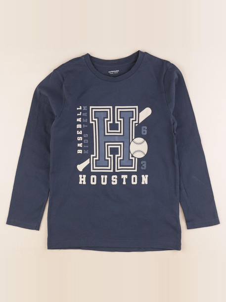 Tee-shirt - 10 ans Bleu 1 - vertbaudet enfant 