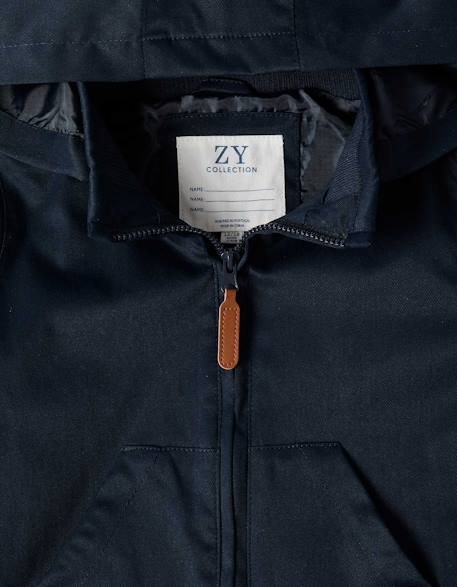 Veste avec doublure et capuche amovible Bleu 3 - vertbaudet enfant 