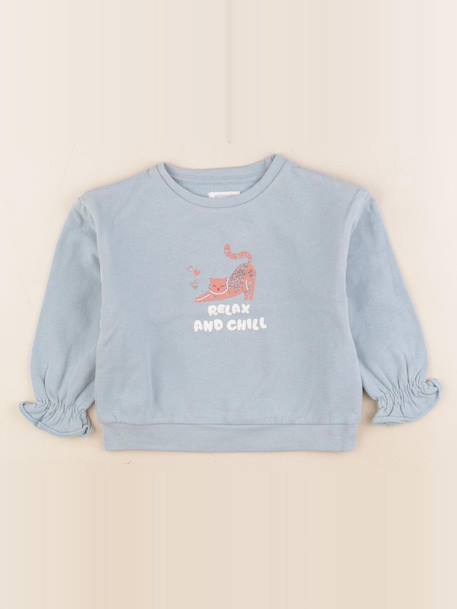 Sweat - 4 ans Bleu, argent 1 - vertbaudet enfant 