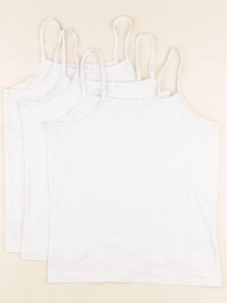 Lot de 3 maillots de corps - 14 ans Blanc 1 - vertbaudet enfant 
