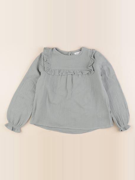 Blouse - 7 ans Bleu 1 - vertbaudet enfant 
