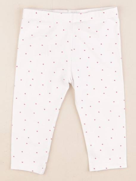 Legging - 12 mois Blanc, rouge 1 - vertbaudet enfant 