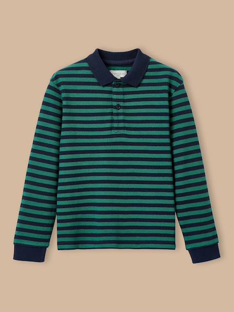 Garçon-Polo rayé maille piquée garçon