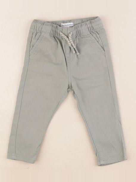Pantalon - 6 mois Vert 1 - vertbaudet enfant 