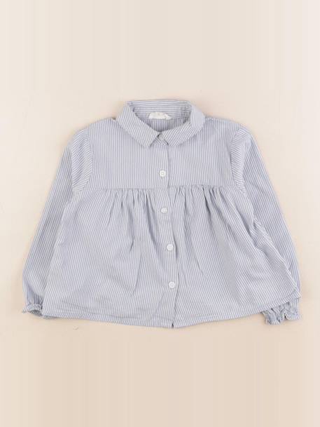Blouse - 3 ans Blanc, bleu 1 - vertbaudet enfant 