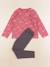 Pyjama coton - 6 ans Gris, rose 1 - vertbaudet enfant 