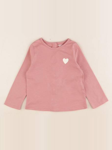 Tee-shirt - 9 mois Rose 1 - vertbaudet enfant 