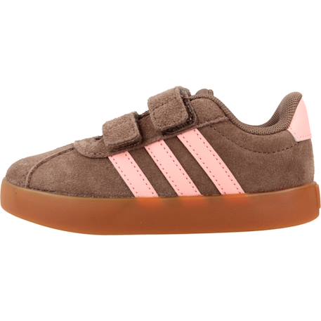Basket fille à scratchs Marron esttie 2 - vertbaudet enfant 