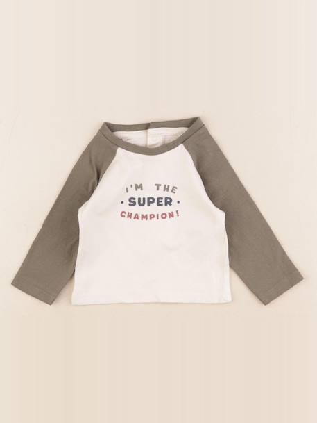Tee-shirt - 3 mois Vert 1 - vertbaudet enfant 