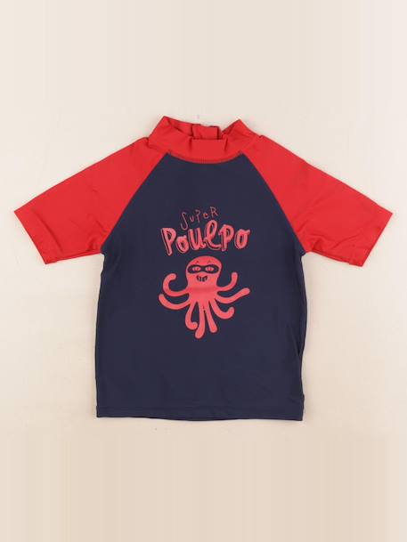 Tee-shirt de bain - 5 ans Bleu, rouge 1 - vertbaudet enfant 