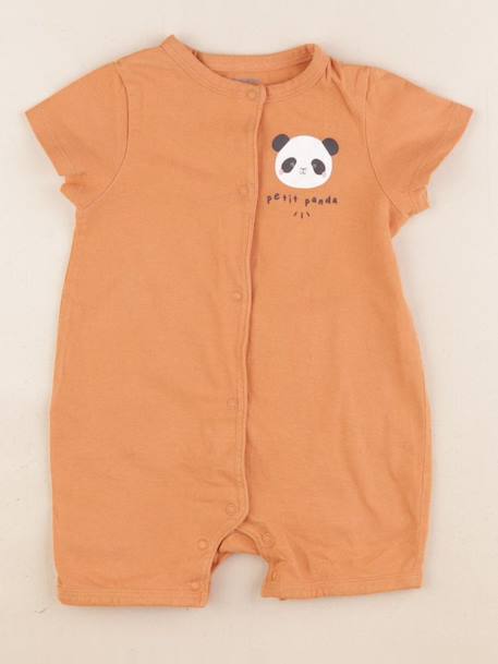 Pyjama coton - 9 mois Orange 1 - vertbaudet enfant 