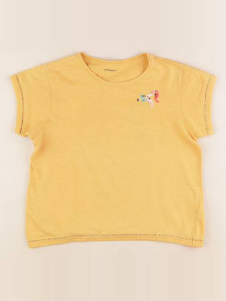 Tee-shirt - 8 ans Jaune 1 - vertbaudet enfant 