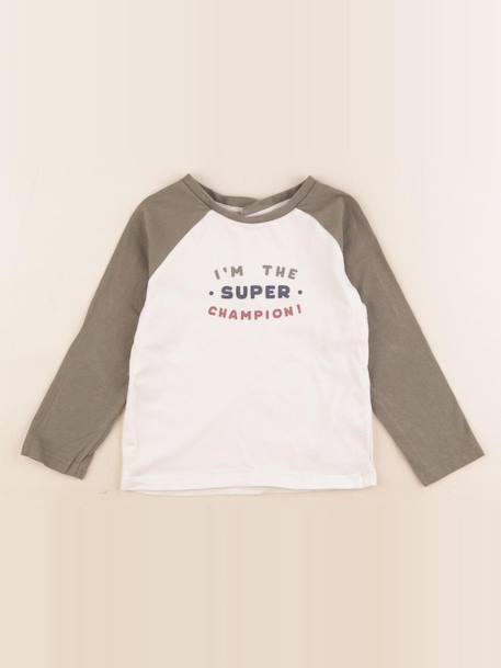 Tee-shirt - 24 mois Beige 1 - vertbaudet enfant 