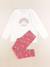 Pyjama coton - 6 ans Blanc, rose 1 - vertbaudet enfant 