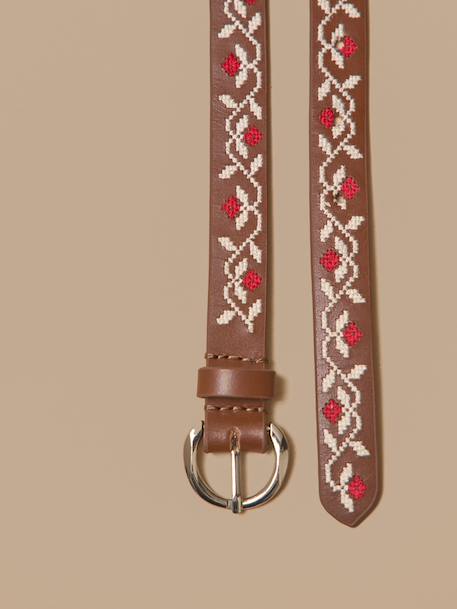 Ceinture en cuir fille Dore 2 - vertbaudet enfant 
