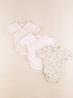 Seconde main-Fille-Body bébé-Lot de 3 bodies en coton - 1 mois
