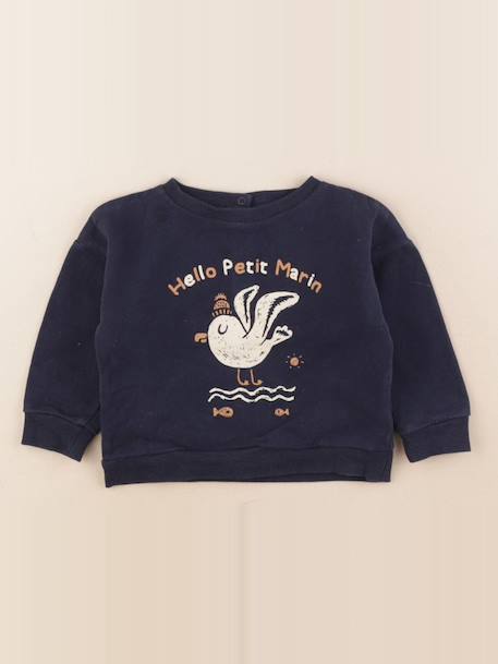 Sweat - 18 mois Bleu 1 - vertbaudet enfant 