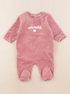 Seconde main-Fille-Pyjama, surpyjama, dors-bien-Pyjama velours - 3 mois
