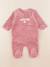 Pyjama velours - 3 mois Rose 1 - vertbaudet enfant 