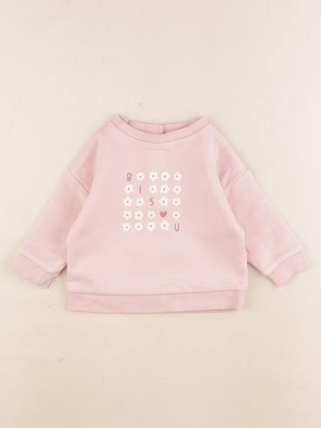 Sweat - 9 mois Rose 1 - vertbaudet enfant 