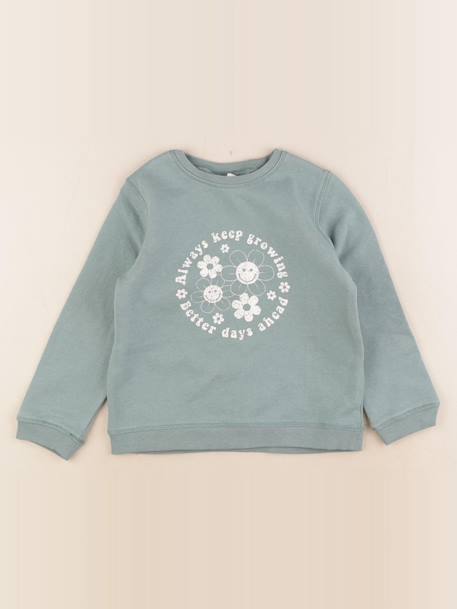 Sweat - 5 ans Vert 1 - vertbaudet enfant 