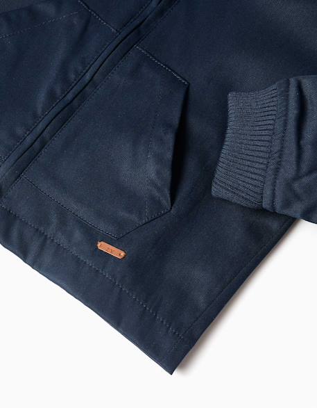 Veste avec doublure et capuche amovible Bleu 4 - vertbaudet enfant 