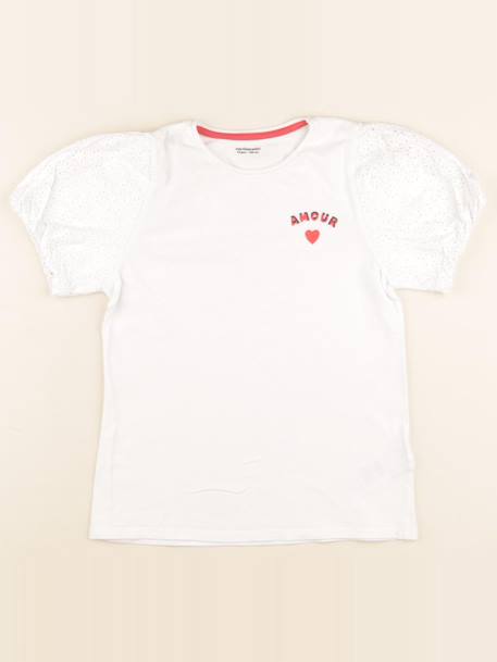 Tee-shirt - 10 ans Blanc 1 - vertbaudet enfant 