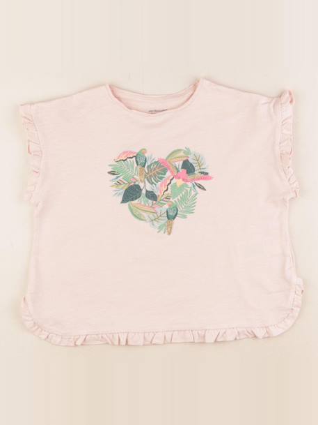 Tee-shirt - 8 ans Rose 1 - vertbaudet enfant 