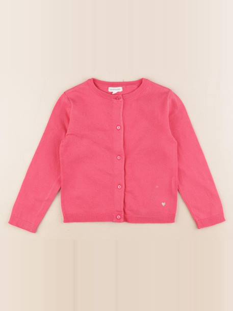 Gilet - 4 ans Rose 1 - vertbaudet enfant 
