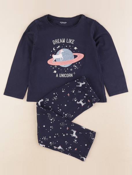 Pyjama coton - 4 ans Bleu 1 - vertbaudet enfant 