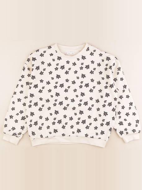 Sweat - 8 ans Beige, noir 1 - vertbaudet enfant 