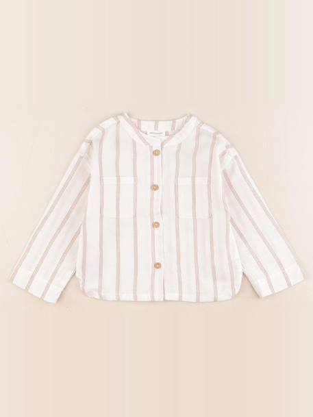 Chemise - 9 mois Blanc 1 - vertbaudet enfant 