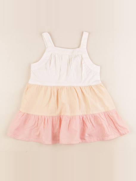 Robe - 24 mois Beige, rose 1 - vertbaudet enfant 