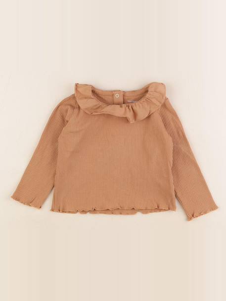 Tee-shirt - 18 mois Marron 1 - vertbaudet enfant 
