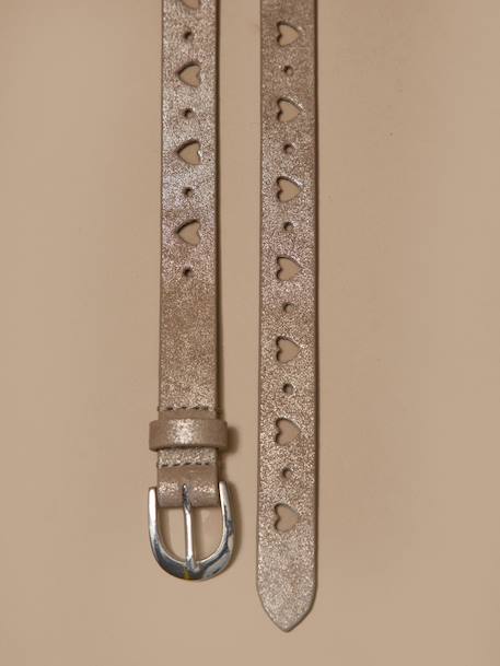 Ceinture brodée en cuir fille Cognac 2 - vertbaudet enfant 